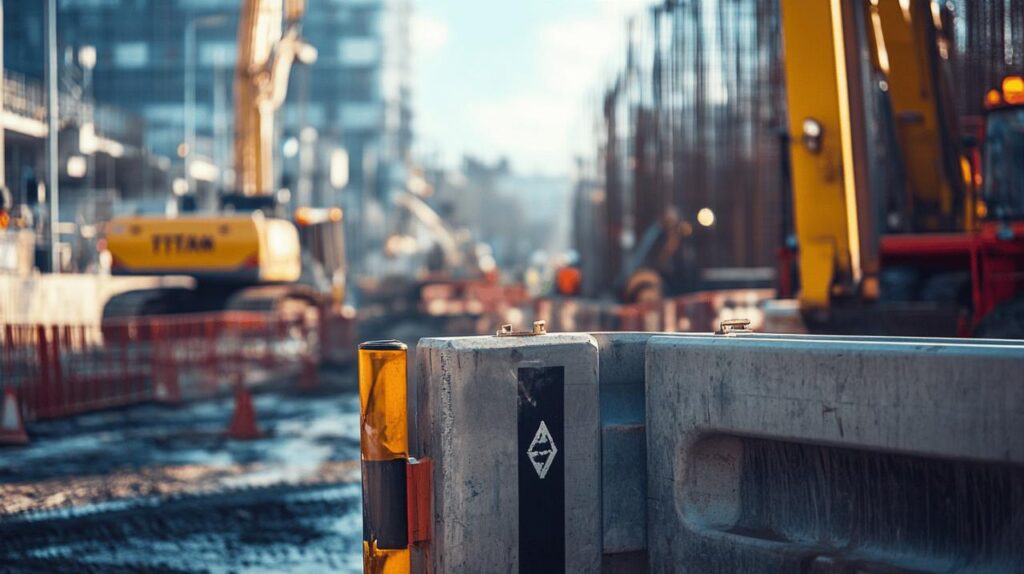 Barriere Titan : la solution verte pour securiser votre chantier durablement